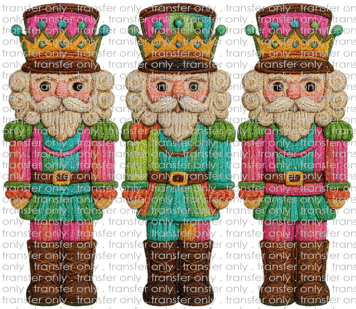 CHR 1298 Three Nutcracker Faux Yarn