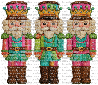 CHR 1298 Three Nutcracker Faux Yarn