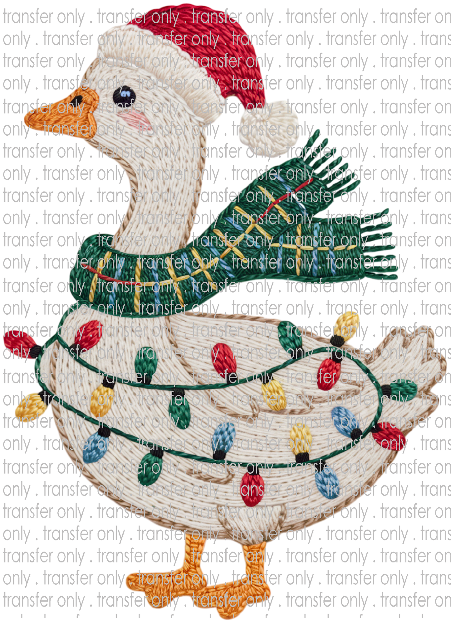 CHR 1301 Goose with Lights Latch Hook Yarn