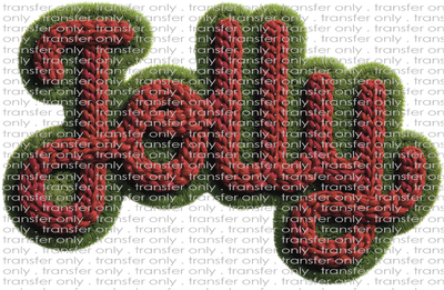 CHR 1320 Red Jolly Faux Crochett