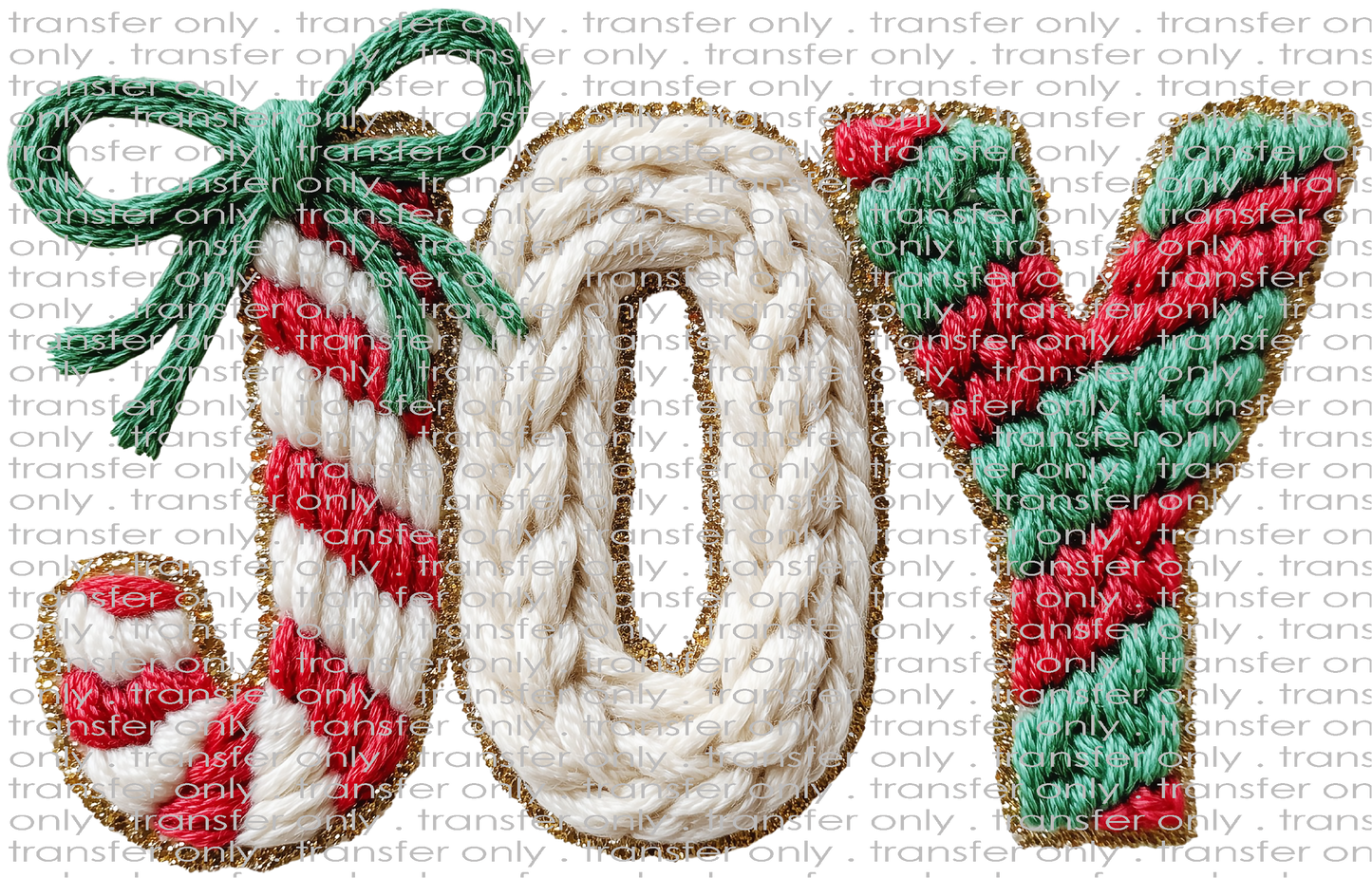 CHR 1322 Joy Knitting Red White Green