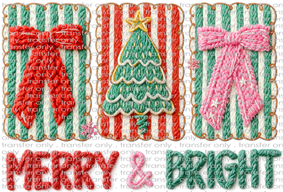 CHR 1329 Merry and Bright Faux Crochett