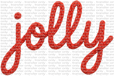 CHR 1330 Red Jolly Faux Crochett