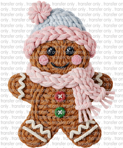 CHR 1348 Gingerbread Girl Pink Hat