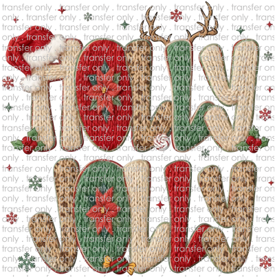 CHR 1360 Holly Jolly Faux Crochet