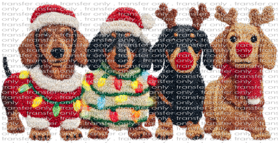 CHR 1362 Dachshund Christmas