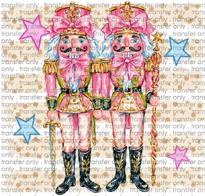 CHR 1369 Nutcracker with Tan Stripe and Polka Dots
