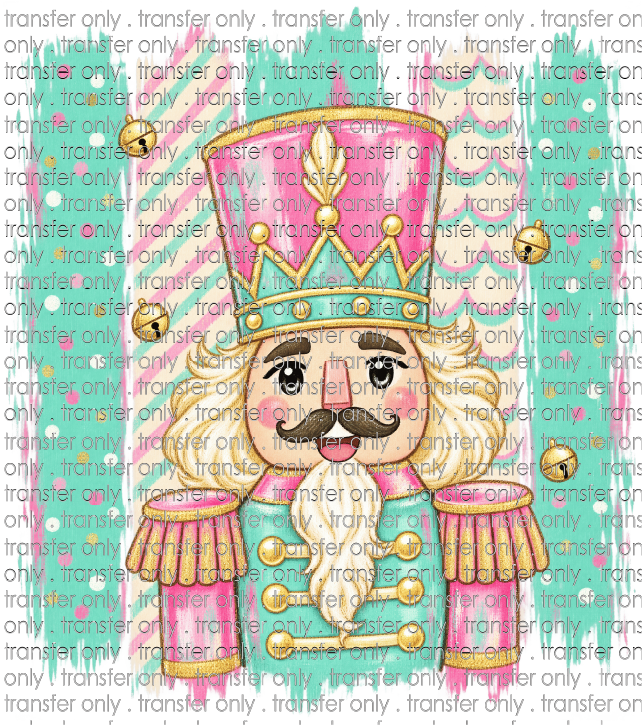 CHR 1372 Teal and Pink Nutcracker
