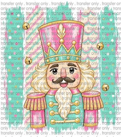 CHR 1372 Teal and Pink Nutcracker