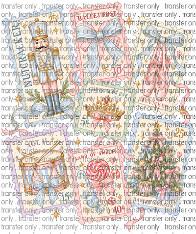 CHR 1386 Nutcracker Pastel Stamps