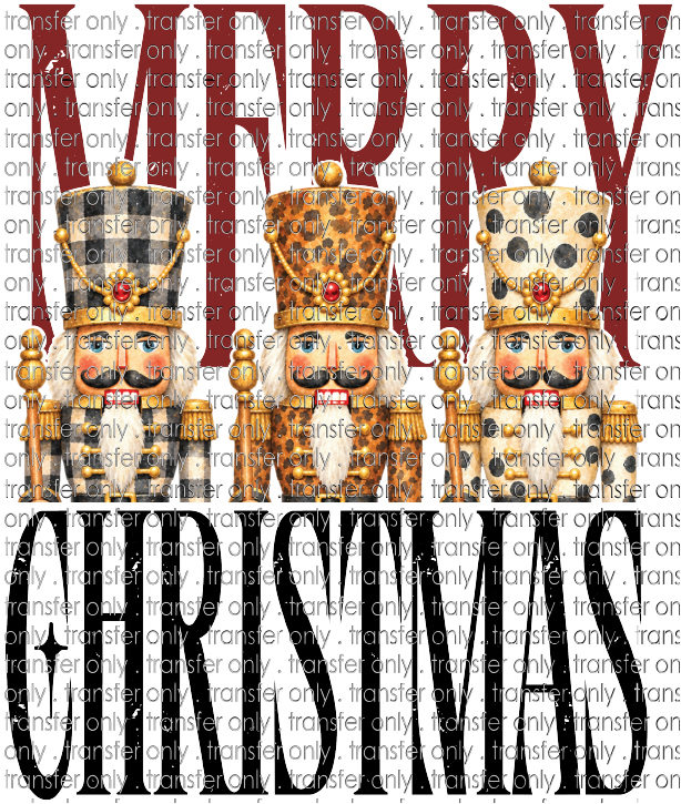 CHR 1387 Merry Christmas 3 Nutcrackers