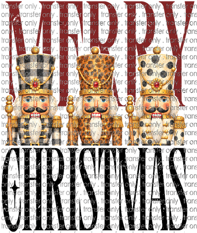 CHR 1387 Merry Christmas 3 Nutcrackers