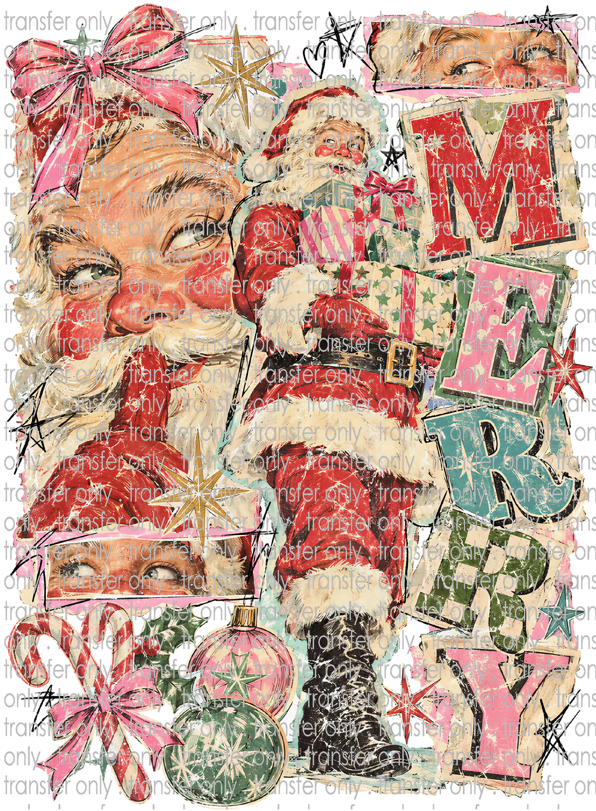 CHR 1407 Traditional Santa Merry