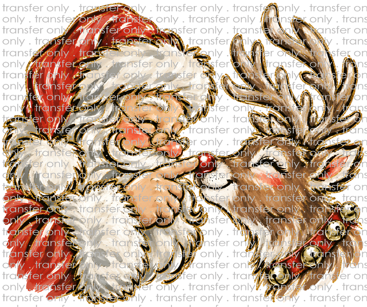 CHR 1447 Santa and Reindeer