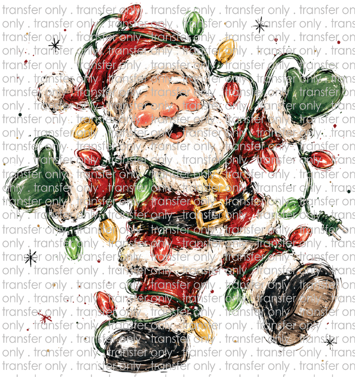 CHR 1448 Santa Wrapped in Lights
