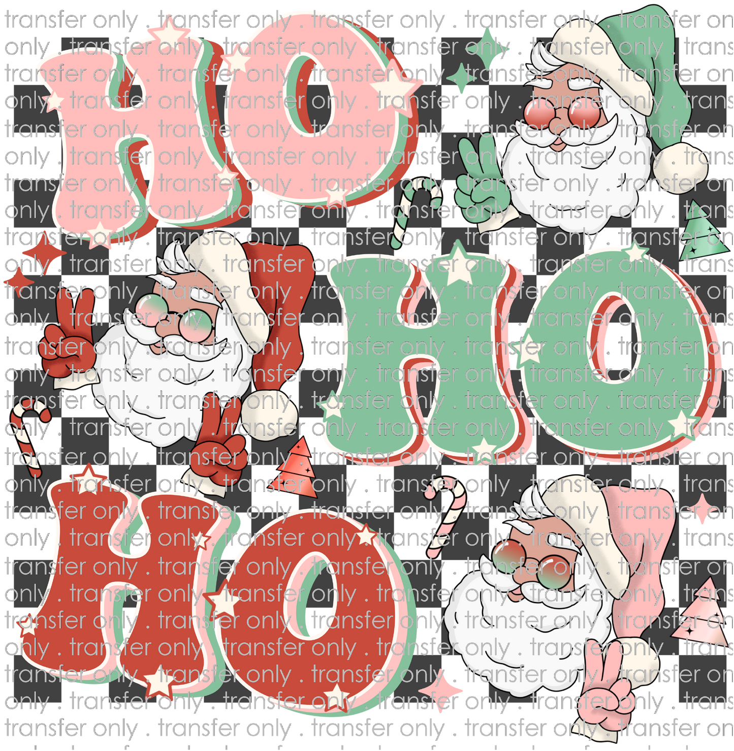 CHR 903 Retro Ho Ho Ho Santa