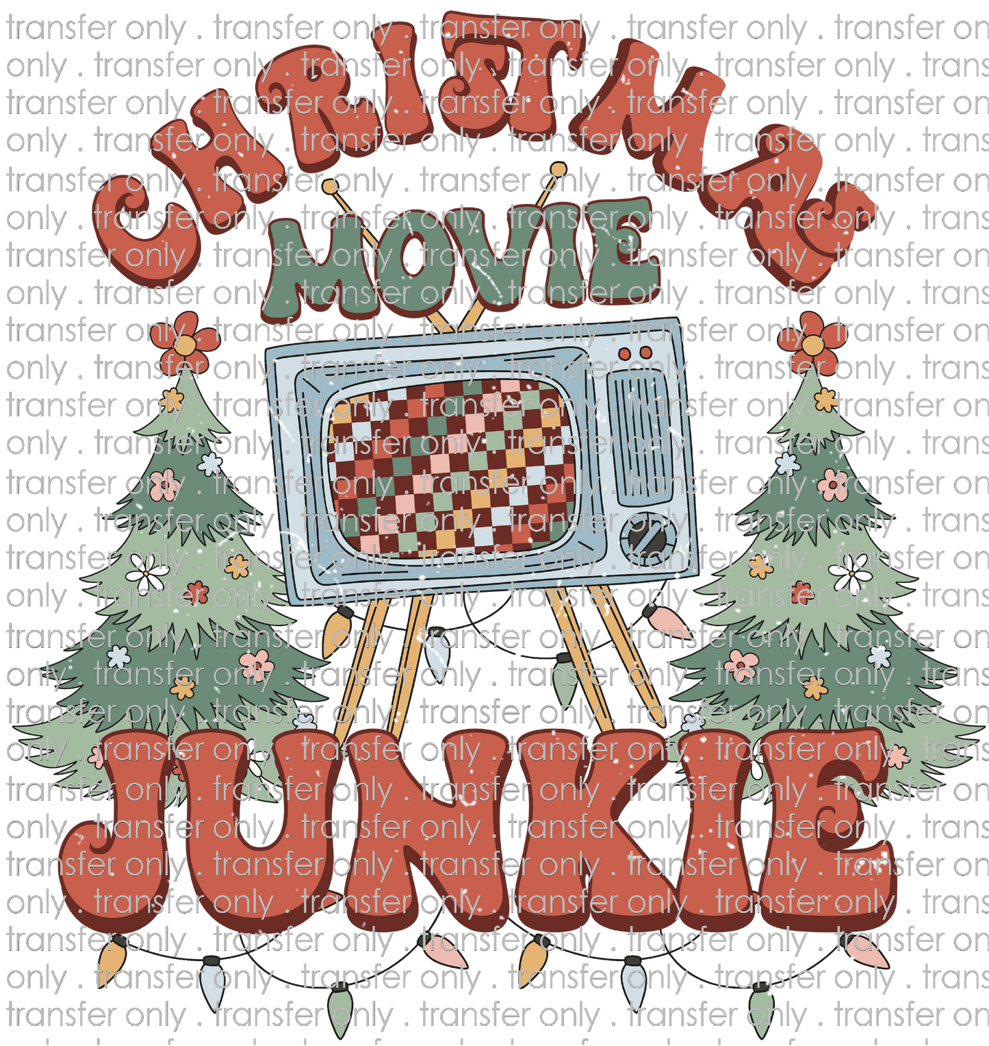 CHR 909 Christmas Movie Junkie Retro