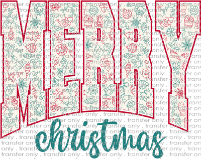 CHR 910 Merry Christmas Pattern