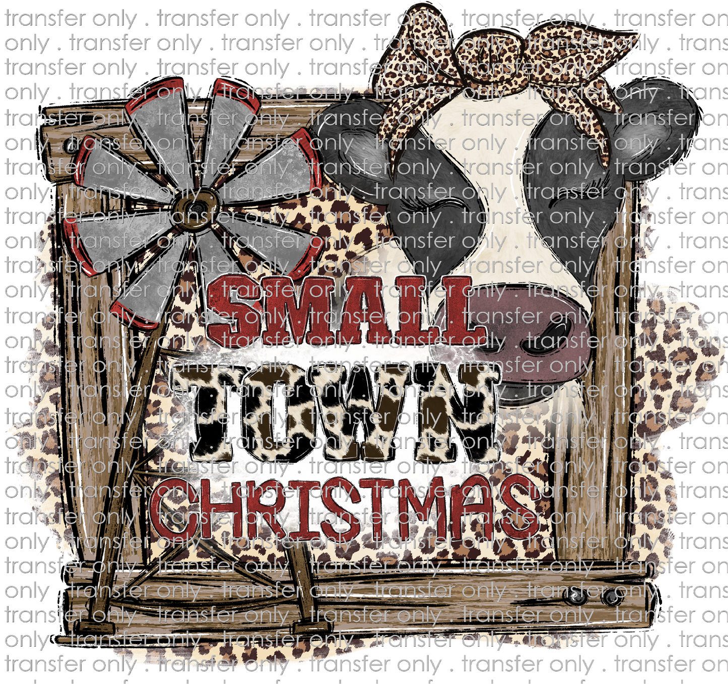 CHR 917 Small Town Christmas Cow