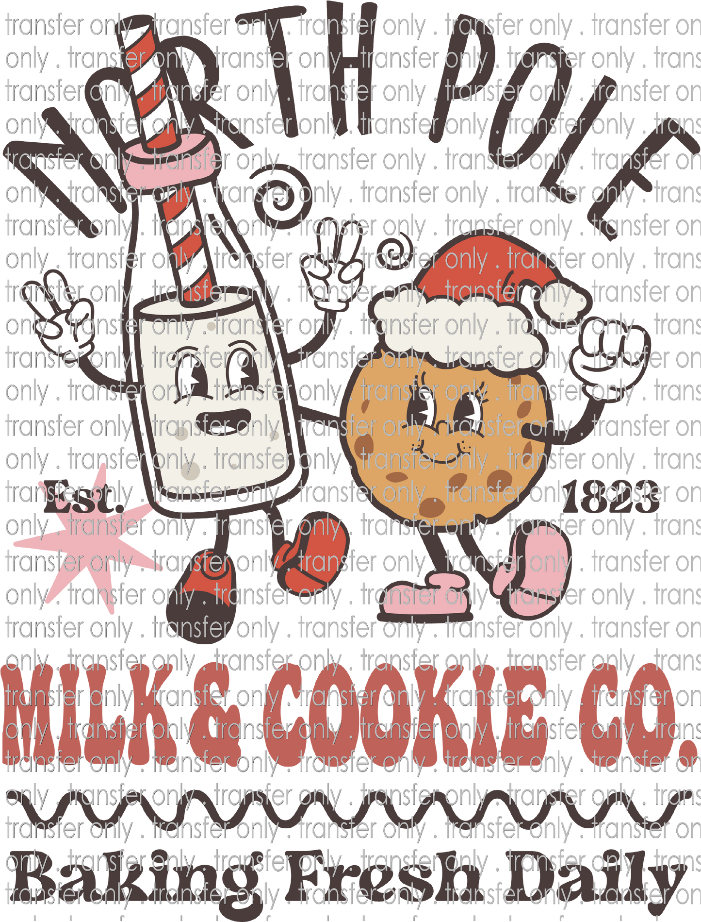 CHR 934 Retro North Pole Milk and Cookies