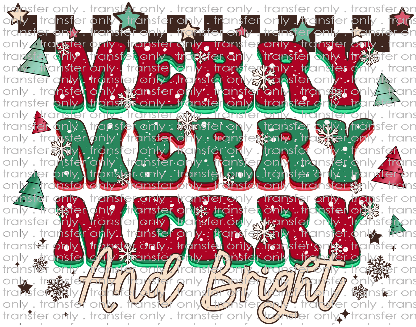 CHR 949 Retro Merry Merry and Bright