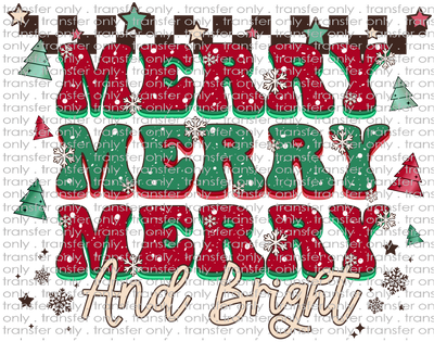 CHR 949 Retro Merry Merry and Bright