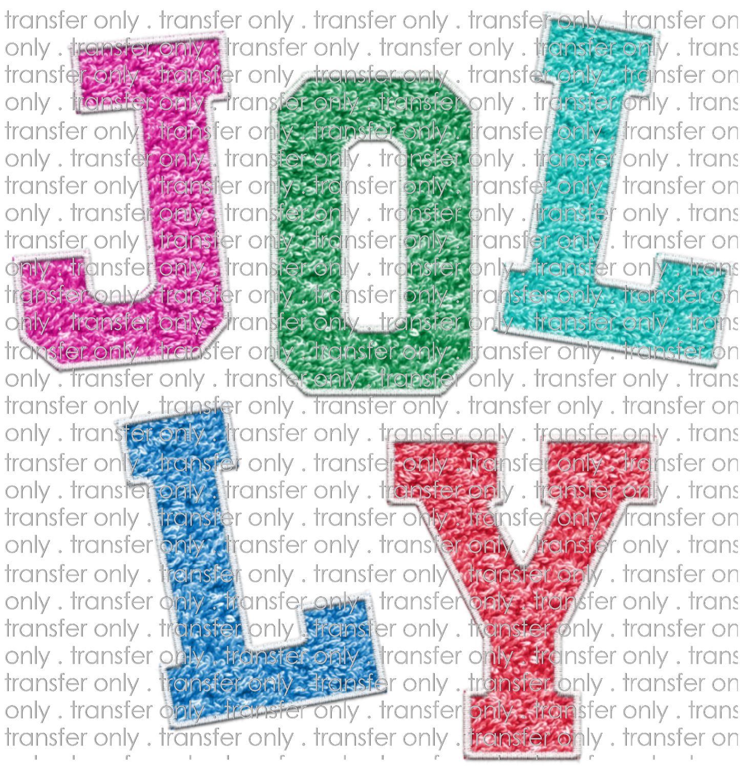 CHR 974 Jolly Faux Applique