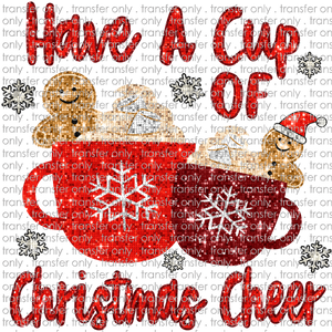 CHR 991 Cup of Christmas Cheer Faux Sequin