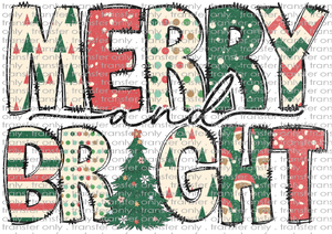 CHR 996 Merry and Bright distressed