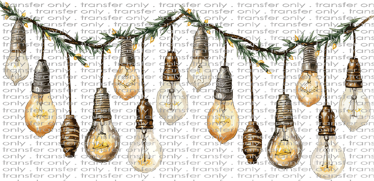 CHR UV 127 Old Fashioned Christmas Lights UV DTF 16oz Wrap