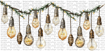 CHR UV 127 Old Fashioned Christmas Lights UV DTF 16oz Wrap