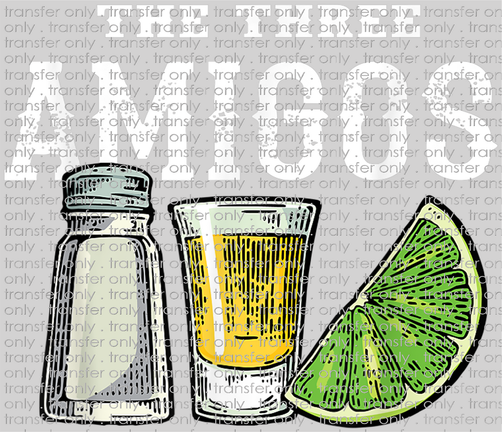 CINCO 026 The 3 Three Amigos White Words