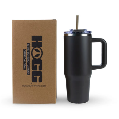 Charcoal Gray - 30oz Powder Coated Big Swig Tumbler