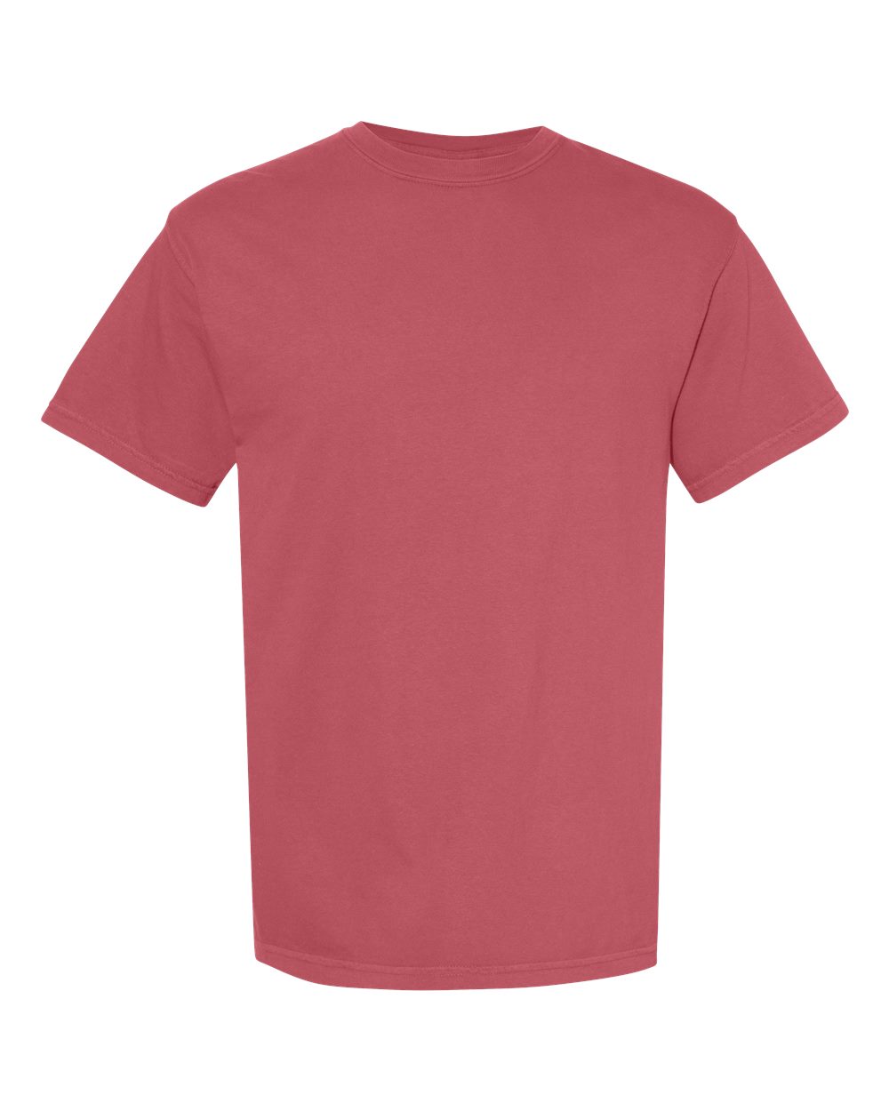 Crimson-Comfort Colors Heavyweight Adult Crew T-Shirt - 1717