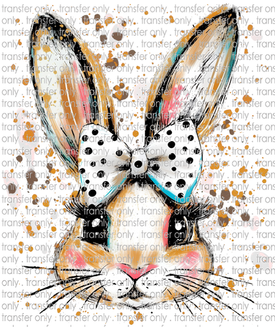 EST 212 Easter Bunny Dotted Bow