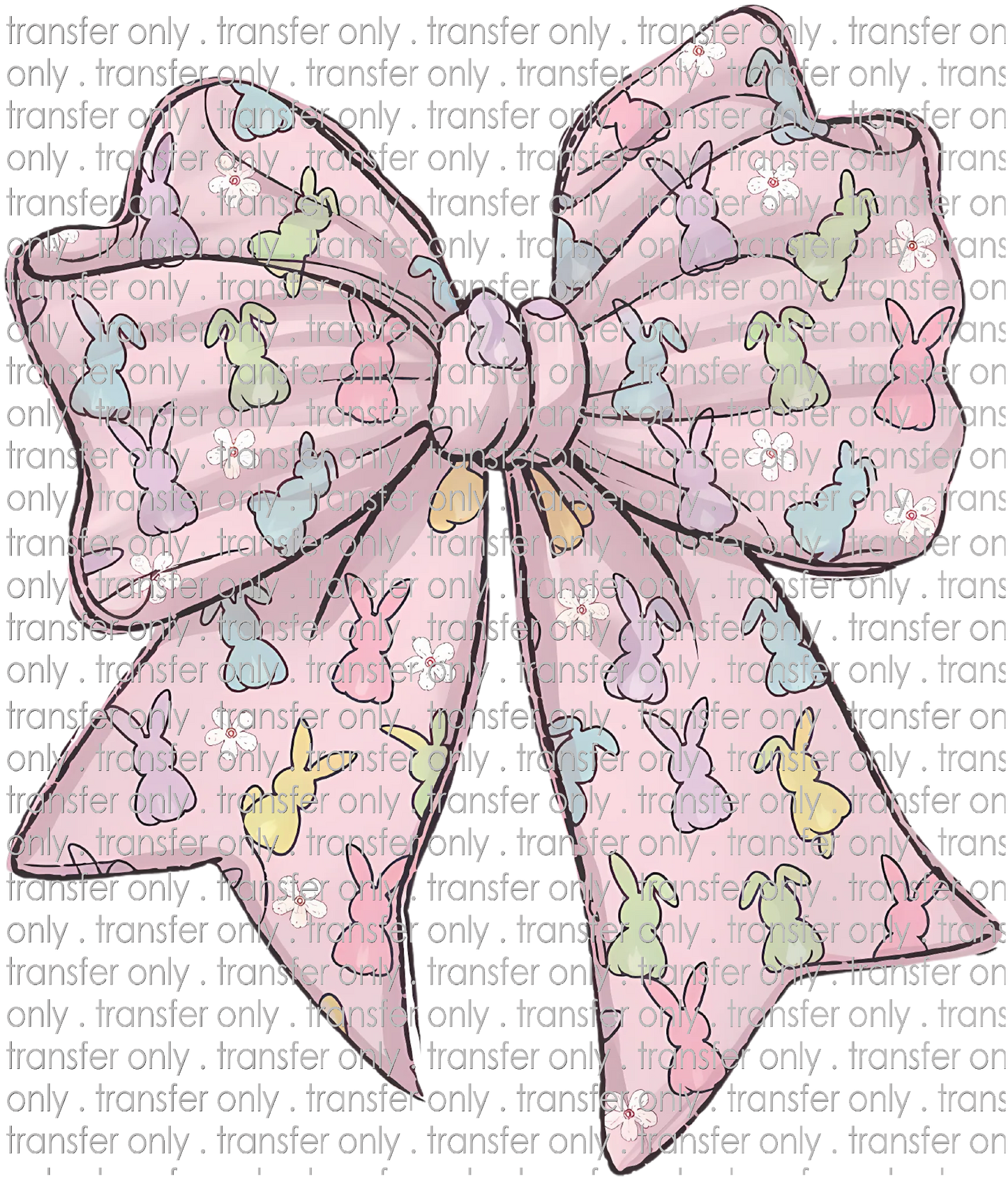 EST 213 Easter Bunny Pink Bow