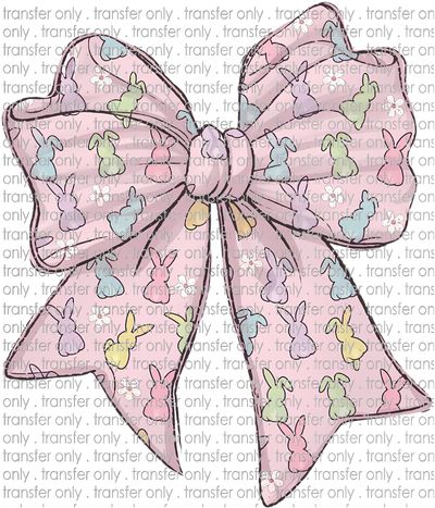 EST 213 Easter Bunny Pink Bow