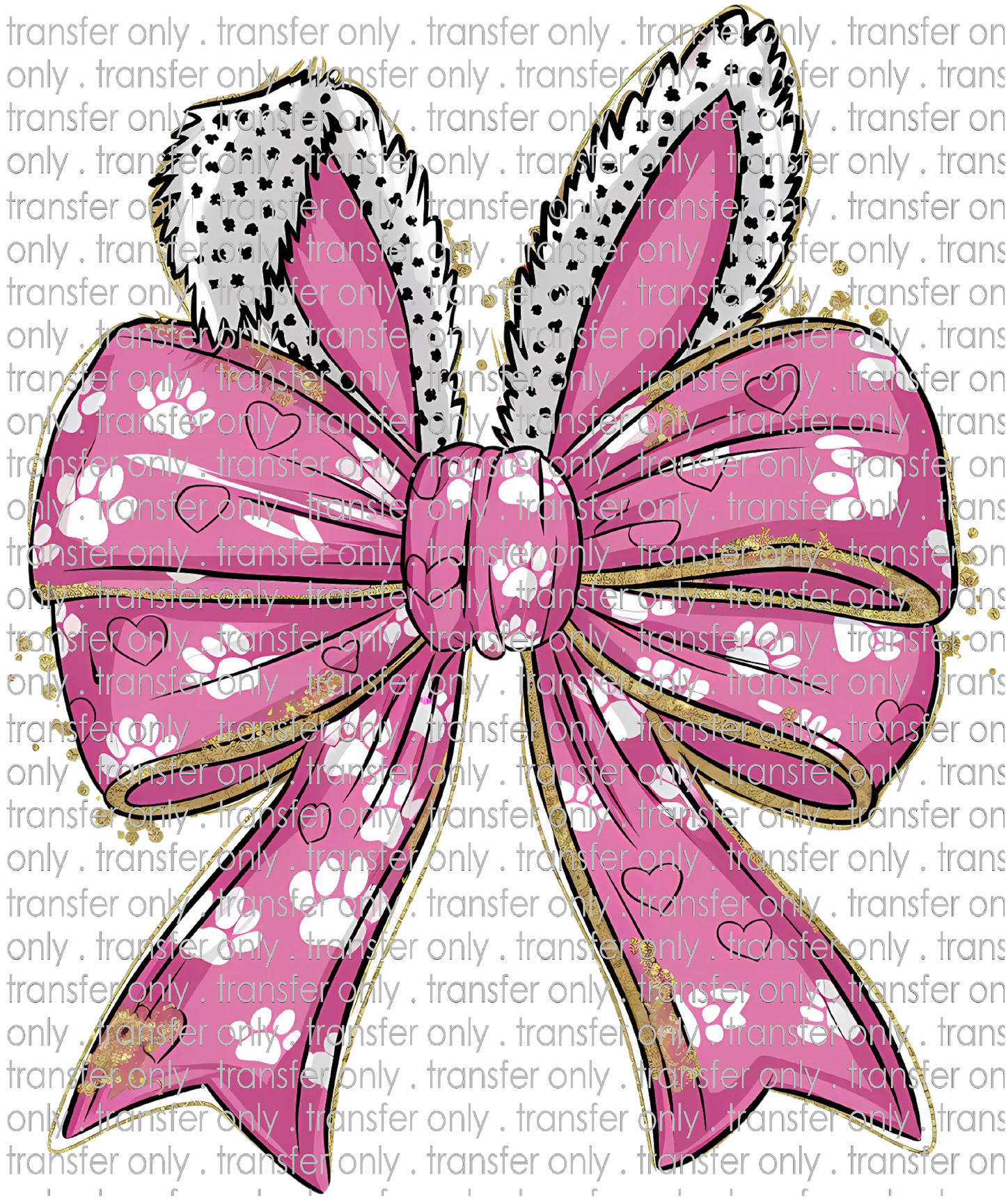 EST 215 Pink Bow with Bunny Ears