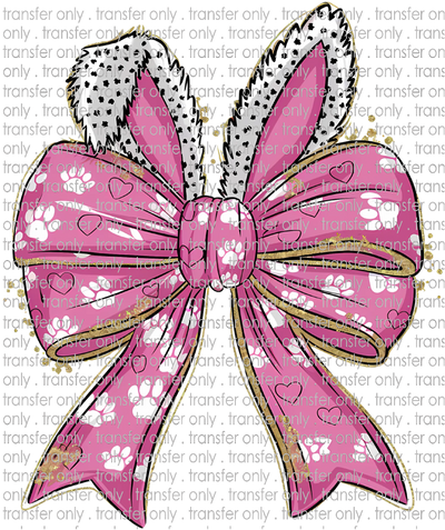 EST 215 Pink Bow with Bunny Ears