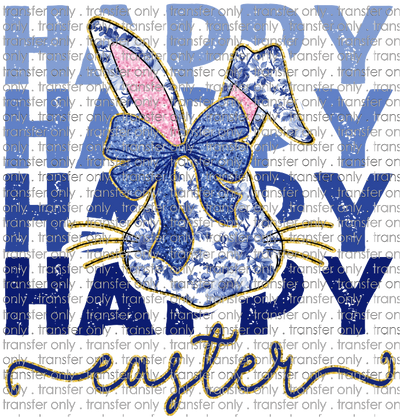 EST 251 Happy Easter Bunny Toile