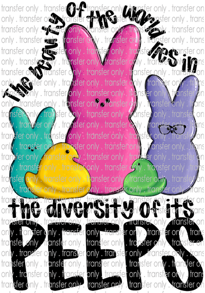 EST 271 The Beauty of the World Lies in the Diversity of its Peeps