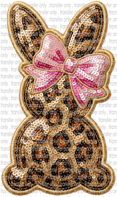 EST 273 Leopard Sequins Bunny
