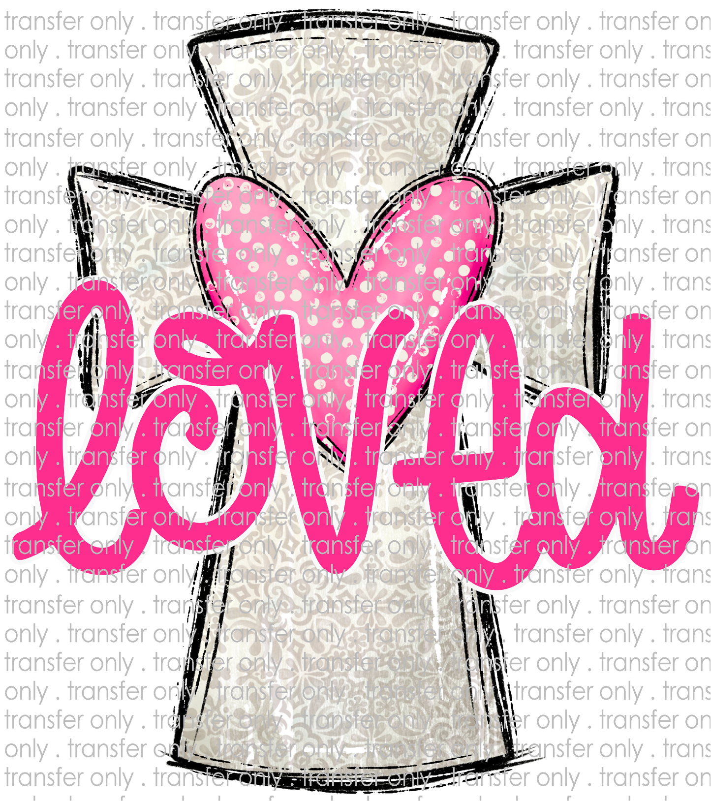 EST 280 Loved Pink Cross