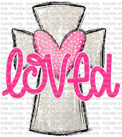 EST 280 Loved Pink Cross