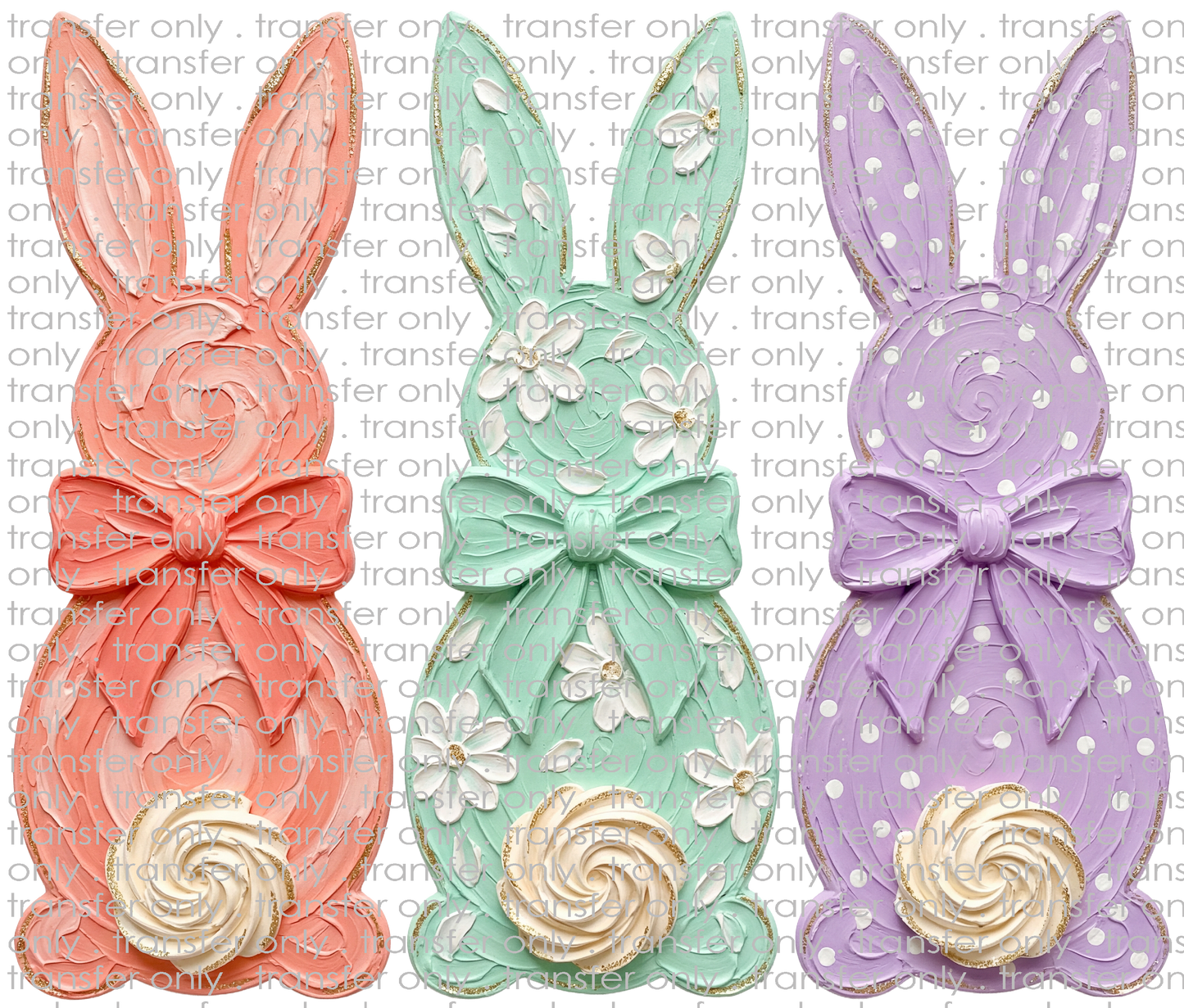 EST 283 Easter Bunnies Watercolor