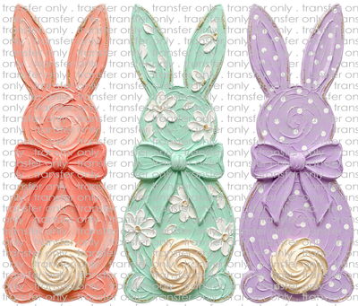 EST 283 Easter Bunnies Watercolor