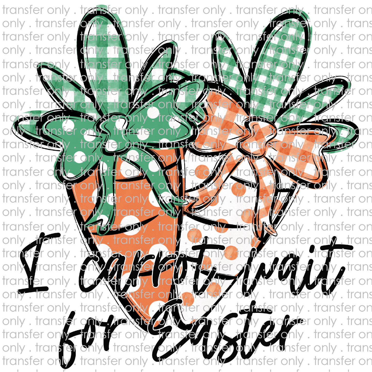 EST 284 Carrot Wait For Easter