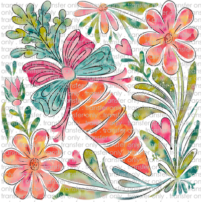 EST 285 Carrot Boho Floral