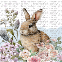 EST UV 101 Easter Flowers Bunny UV DTF 16oz Wrap
