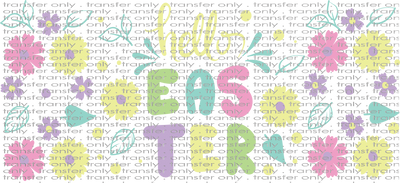 EST UV 116 Easter Lettering with Flowers UV DTF 16oz Wrap